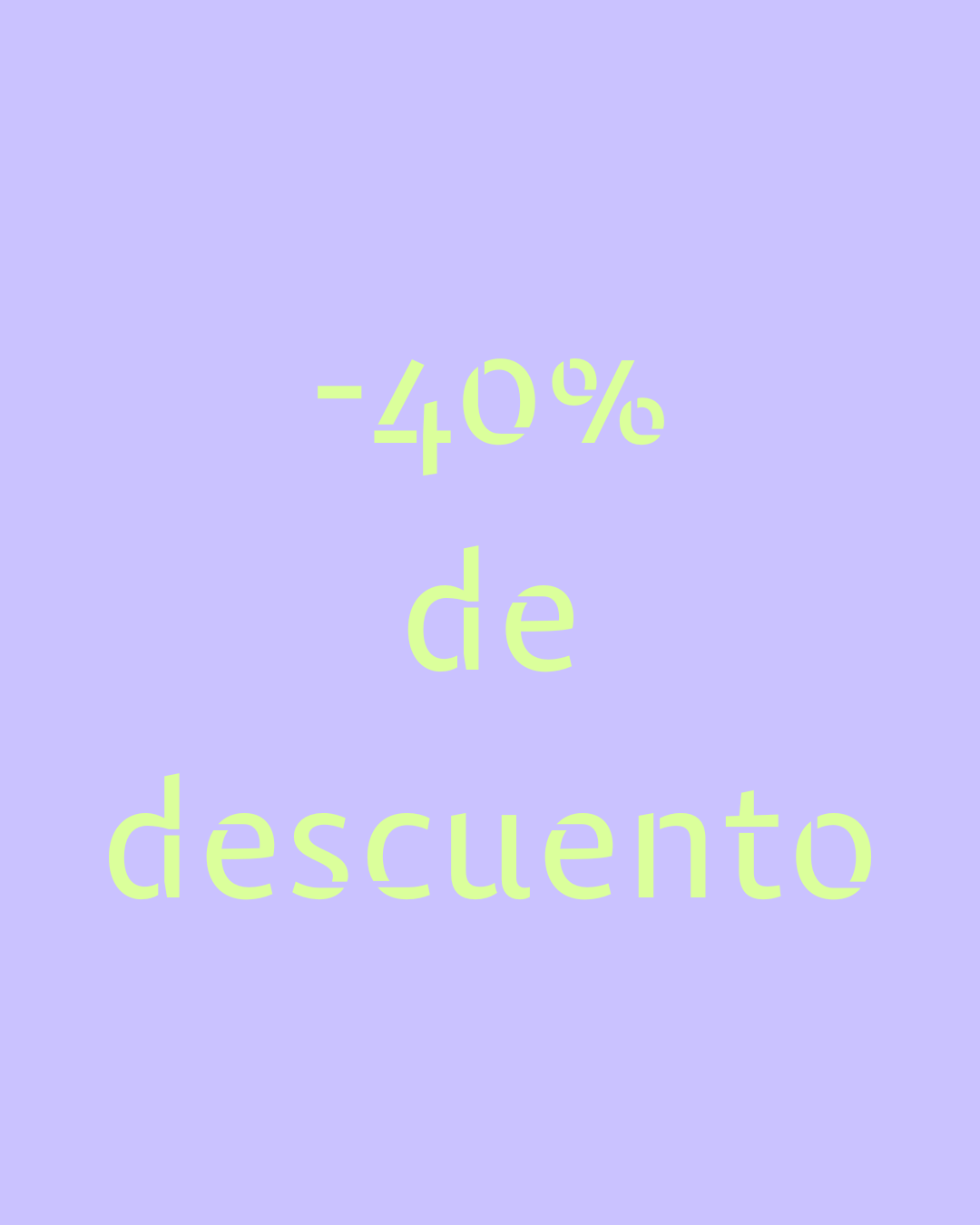 -40% de descuento