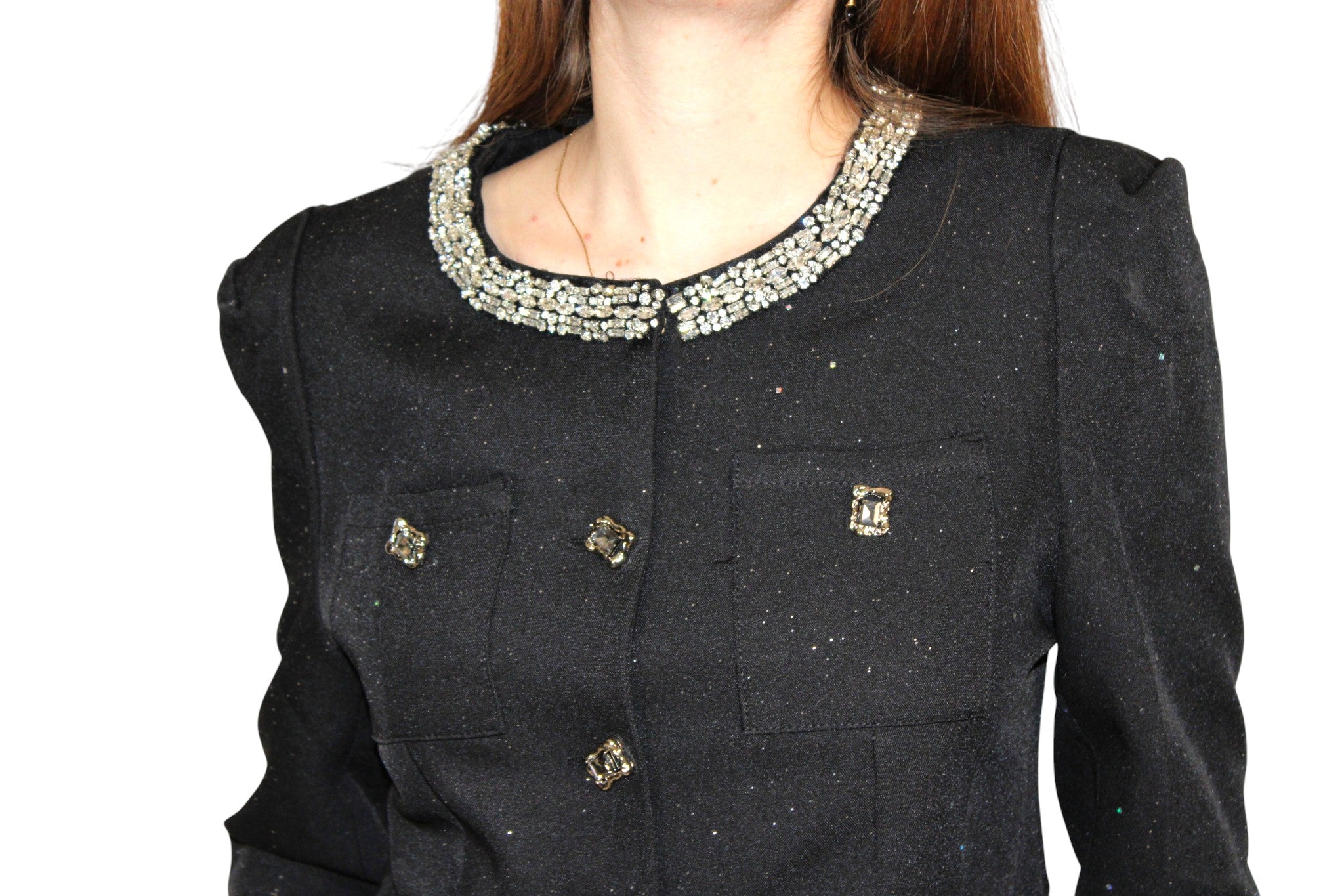 Traje de fiesta con pedrería